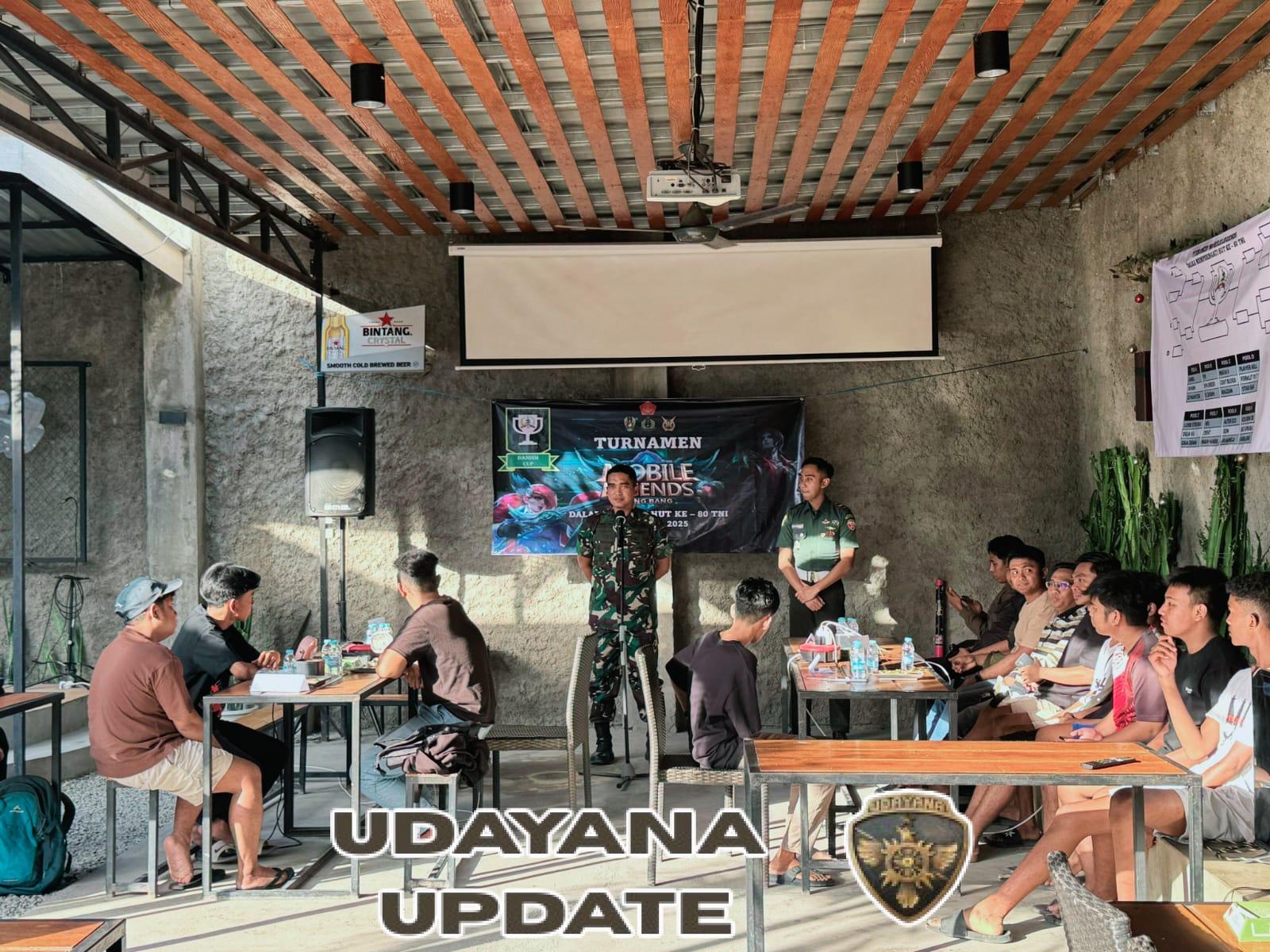 HUT TNI ke-80, Dandim 1601/Sumba Timur Buka Turnamen Mobile Legends Dandim Cup