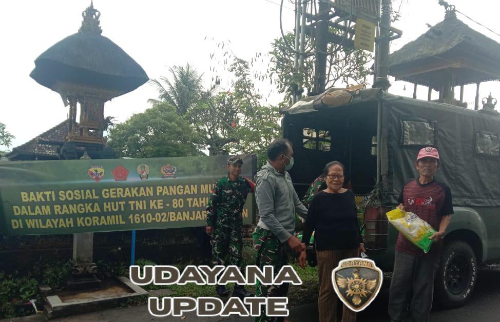 Peringati HUT TNI Ke 80 Koramil Banjarangkan Gencarkan GPM Beras SPHP