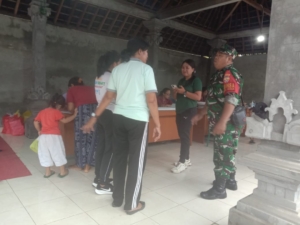 Peduli Kesehatan Masyarakat, Babinsa Getakan Aktif Damping Posyandu