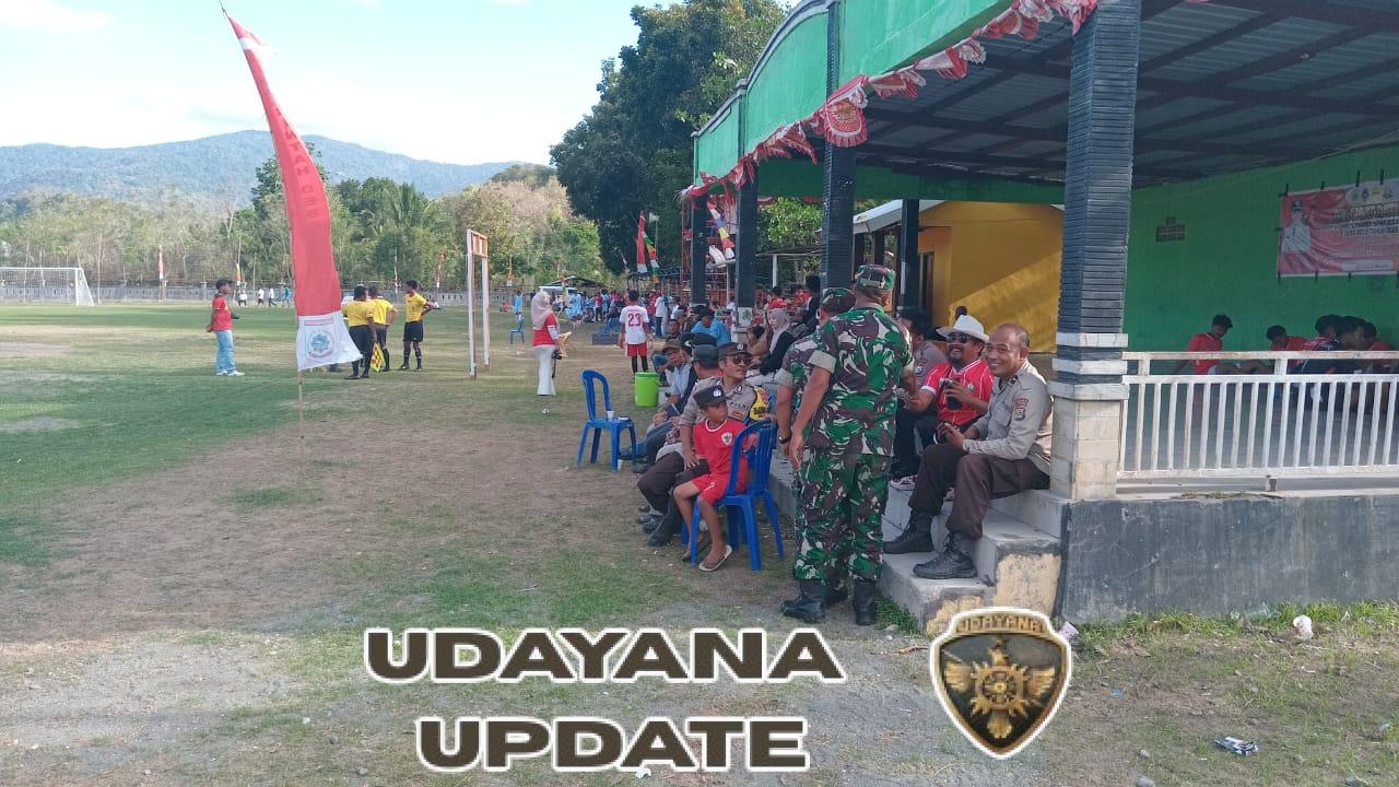 Babinsa Koramil 1628-05/Jereweh Sukses Amankan Open Turnamen Kades Cup I Desa Belo