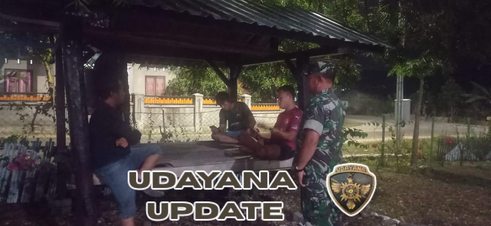 Babinsa Koramil 1628-05/Jereweh Laksanakan Patroli Malam di Wilayah Kecamatan Jereweh
