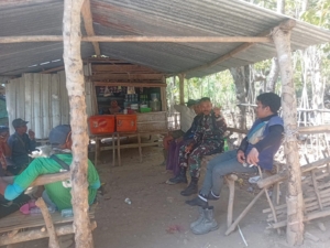 Babinsa Desa Lamunga Sosialisasikan Penerimaan Bintara dan Tamtama TNI AD