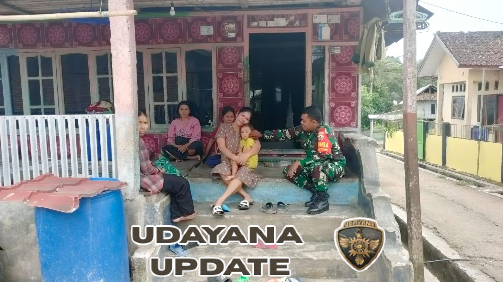 Babinsa Koramil 1628-04/Poto Tano Laksanakan Komsos di Desa Mantar