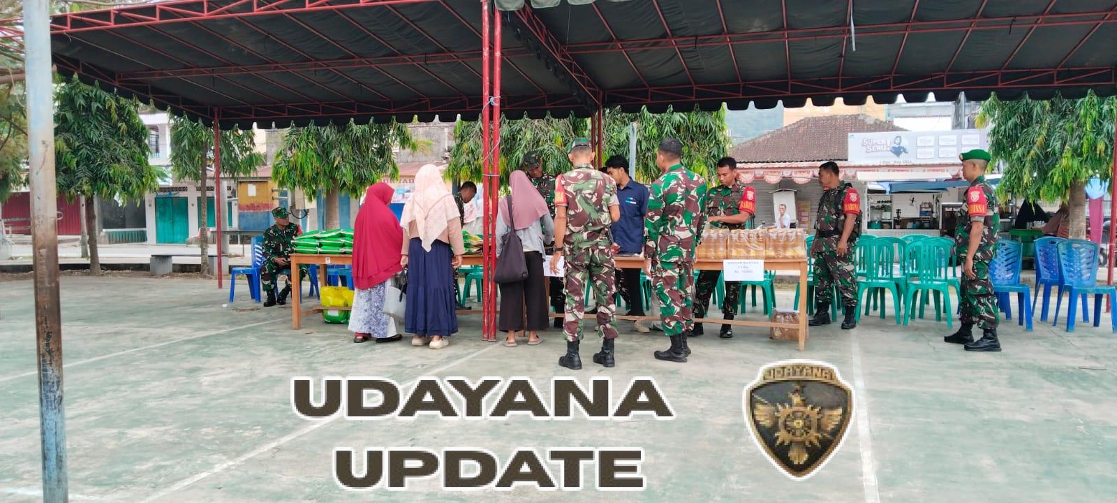 Kodim 1628/Sumbawa Barat Gelar Pasar Murah dalam Rangka HUT TNI ke-80