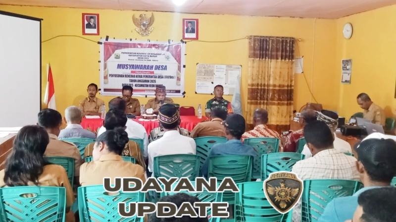 Musyawarah RKPDes Desa Toe 2026 Berjalan Lancar, Babinsa Turut Beri Dukungan
