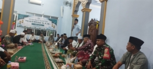 Babinsa Koramil 01/Taliwang Hadiri Peringatan Maulid Nabi Muhammad SAW di Masjid Al Muhajirin Menala