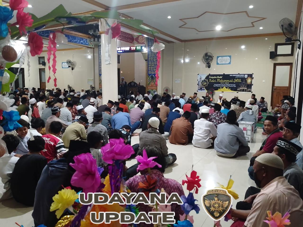 Babinsa Sekongkang Bawah Ajak Warga Teladani Akhlak Nabi Muhammad SAW dalam Peringatan Maulid