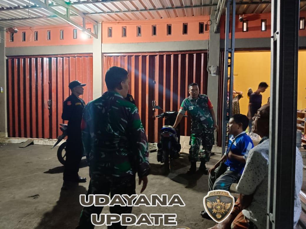 ‎Cegah Kriminalitas, Serda Dodik Ajak Warga Banjar Sari Tingkatkan Kewaspadaan