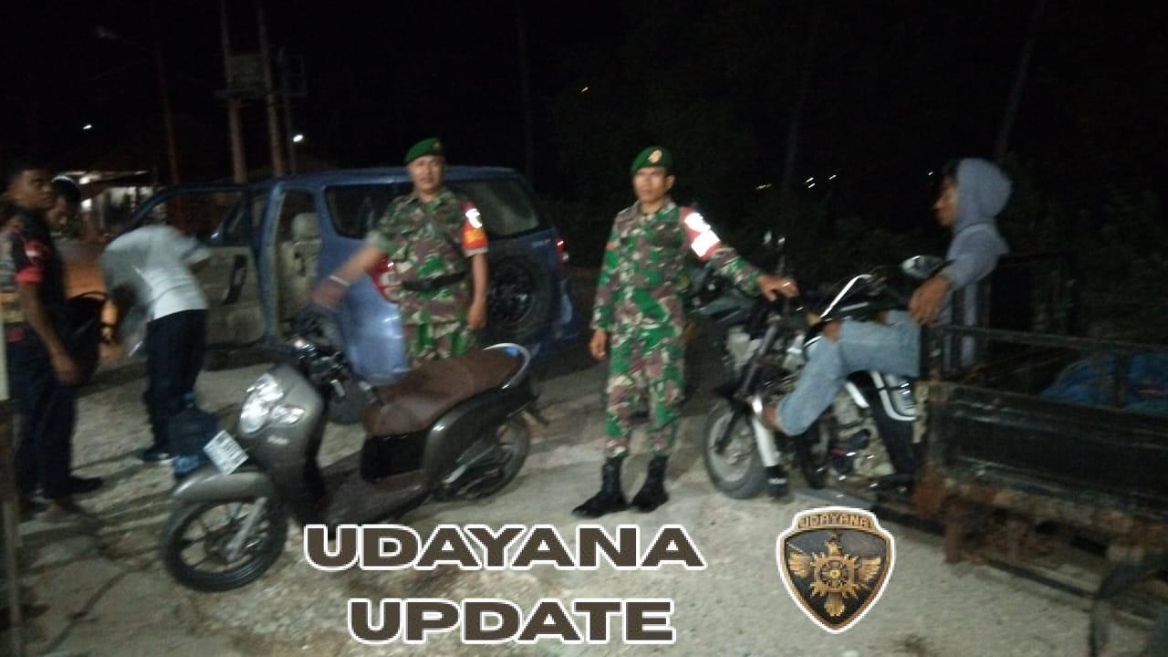 Babinsa Koramil 03/Batutua Melaksanakan Patroli Jaga Keamanan Wilayah