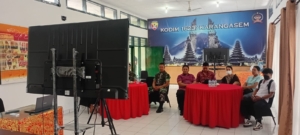 Kodim 1623/Karangasem gelar komsos dengan Komponen Masyarakat tingkat Pusat Secara Virtual