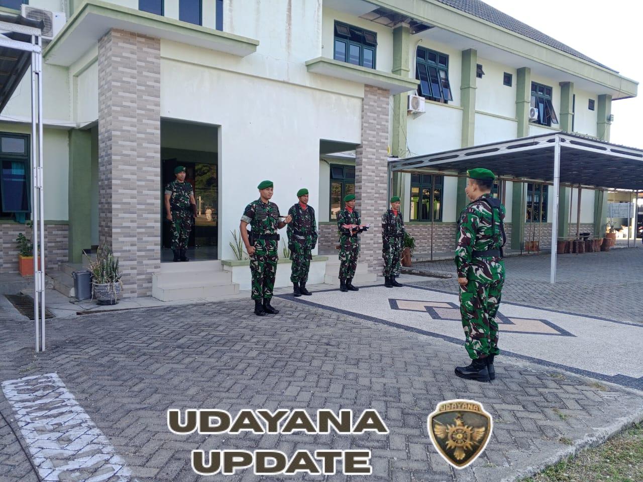 Dandim 1628/KSB Pimpin Upacara 17 Bulanan, Sampaikan Amanat Pangdam IX/Udayana