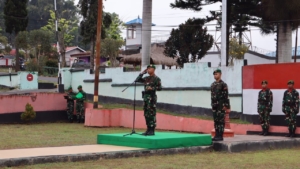 Kodim 1625/Ngada Gelar Upacara Bendera, Dandim Letkol Inf. Imam Subekti Jadi Inspektur