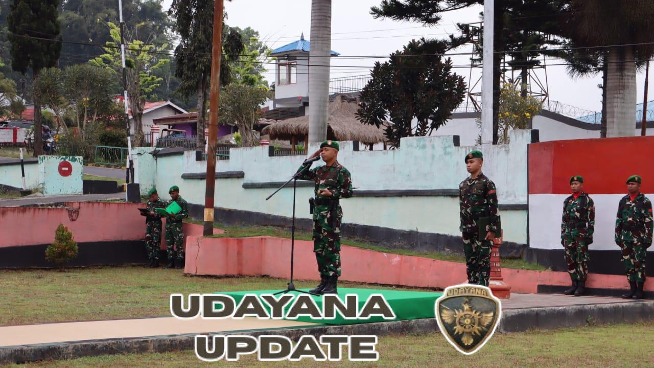 Kodim 1625/Ngada Gelar Upacara Bendera, Dandim Letkol Inf. Imam Subekti Jadi Inspektur