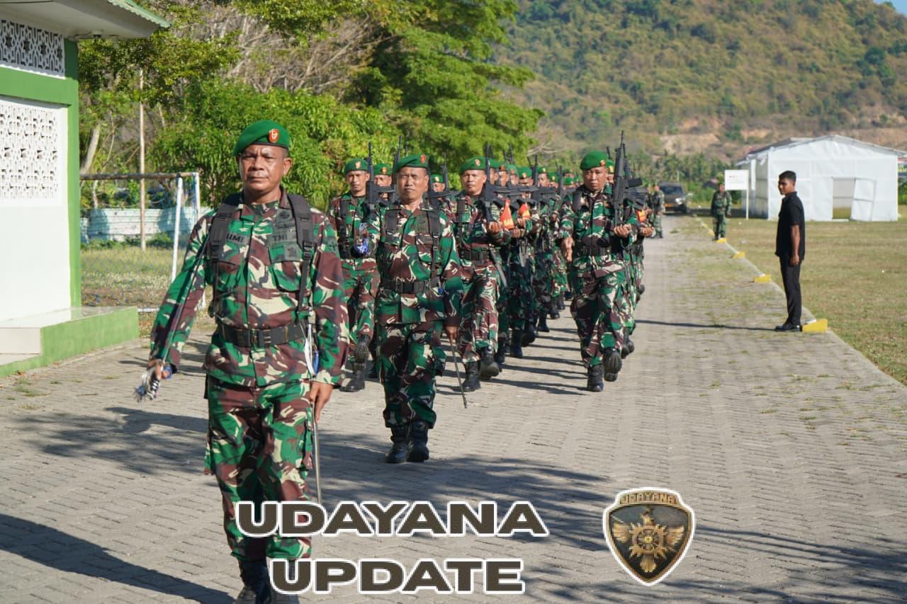 Personel Kodim 1628/KSB Gelar Latihan PBB Usai Upacara Bendera