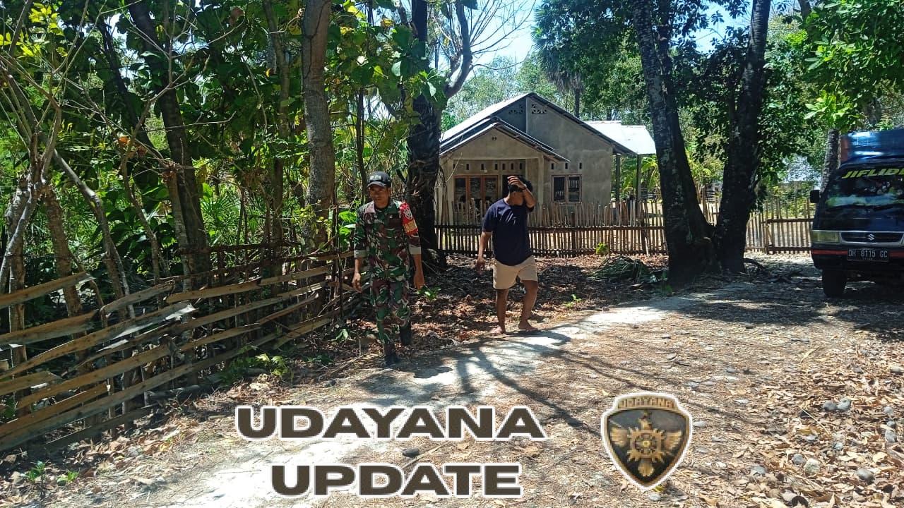 Babinsa Tekankan Pentingnya Kebersihan Lingkungan Saat Karya Bakti di Rote Barat Daya