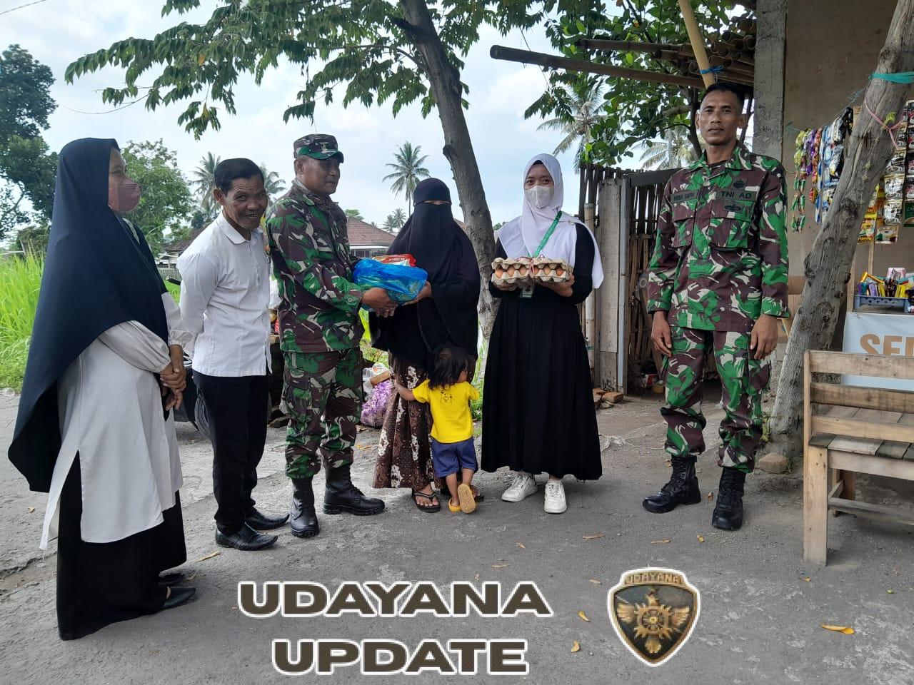 ‎HUT ke-80 TNI, Kodim 1615/Lotim Gelar Bakti Teritorial Prima dengan Penyerahan Bantuan Gizi