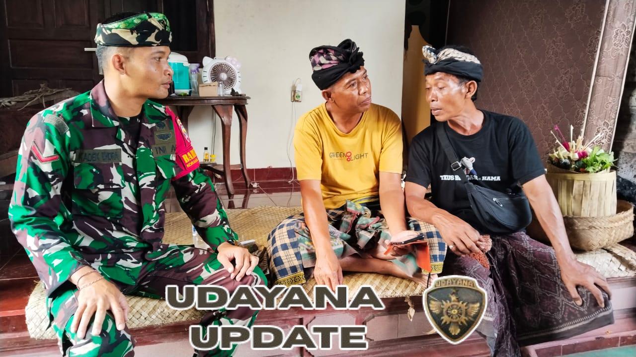 Sinergi Babinsa dan Pecalang Amankan Iring-Iringan Upacara Pitra Yadnya di Ubud