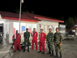 Kodim 1601/Sumba Timur Laksanakan Patroli Malam Jaga Keamanan Wilayah