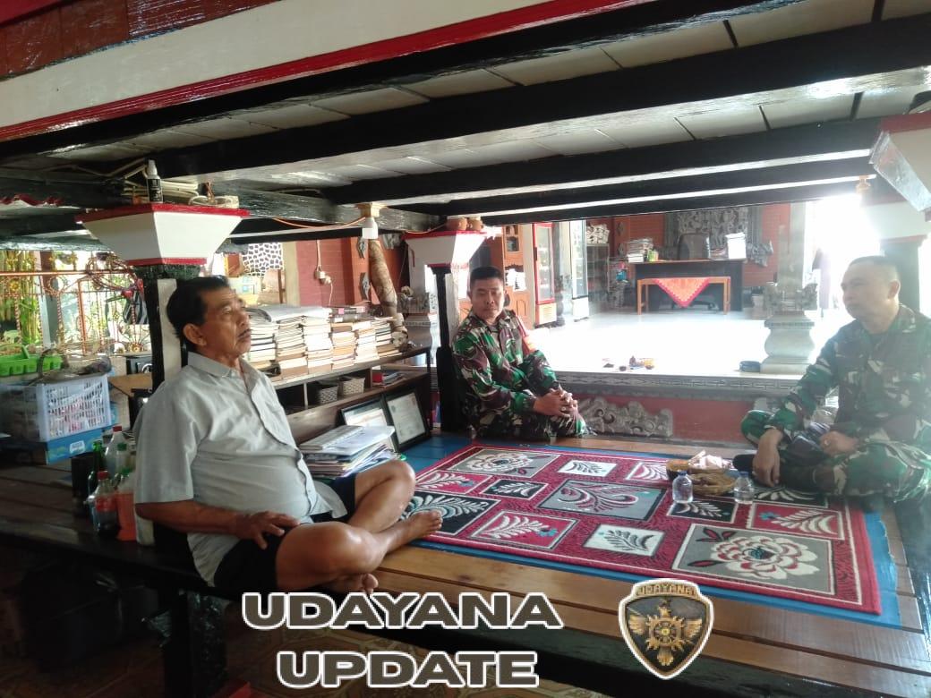 Danramil 1609-09/Sawan Laksanakan Komsos Silahturahmi di Desa Kerobokan