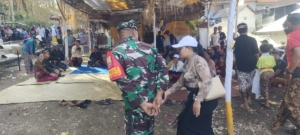 Babinsa Kutampi Bersinergi Atensi Kunjungan Bupati Klungkung