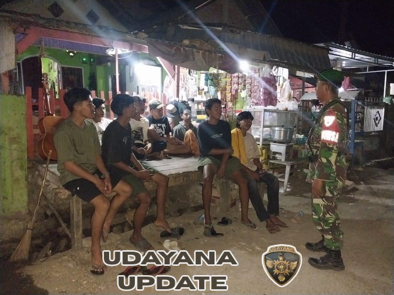 TNI dan Warga Bersinergi, Koramil 1608-04/Woha Giatkan Patroli Siskamling di Wilayah Teritorial