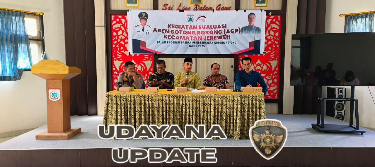 Danramil 1628-05/Jereweh Hadiri Rapat Evaluasi Agen Gotong Royong di Kecamatan Jereweh