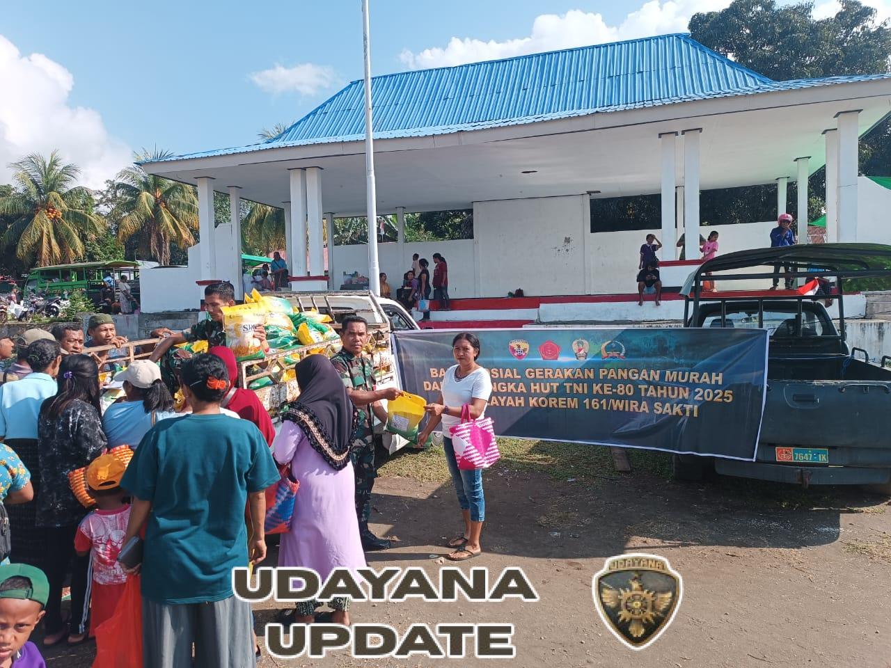 Koramil 1625-03/Boawae Gelar Baksos GPM Jelang HUT TNI ke-80