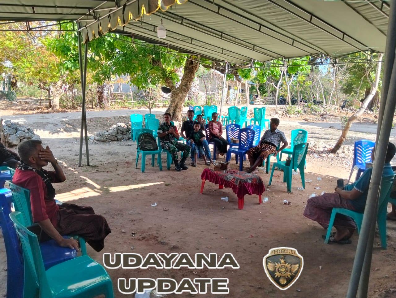 Babinsa Koramil 1627-03 Tekankan Pentingnya Antisipasi Kebakaran Lahan di Rote Ndao