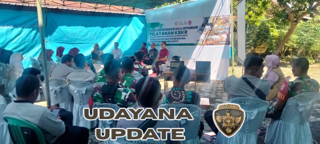 Babinsa Koramil 1628-01/Taliwang Dukung Sosialisasi dan Pelayanan KBKR di Puskesmas Brang Rea