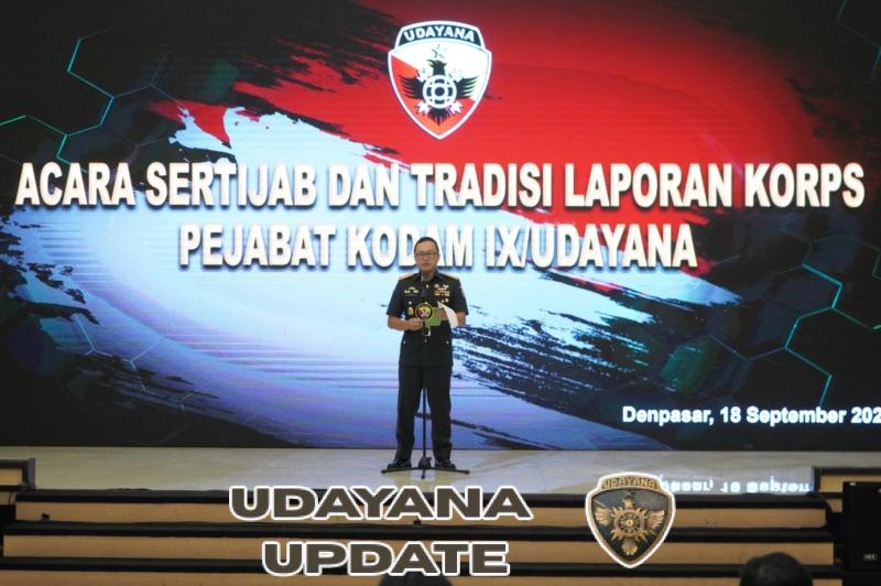 Momentum Sertijab di Kodam IX/Udayana, Pangdam Ingatkan Pentingnya Profesionalisme