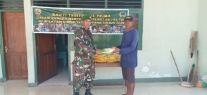 Koramil Camplong Gelar Penjualan Beras Murah TNI