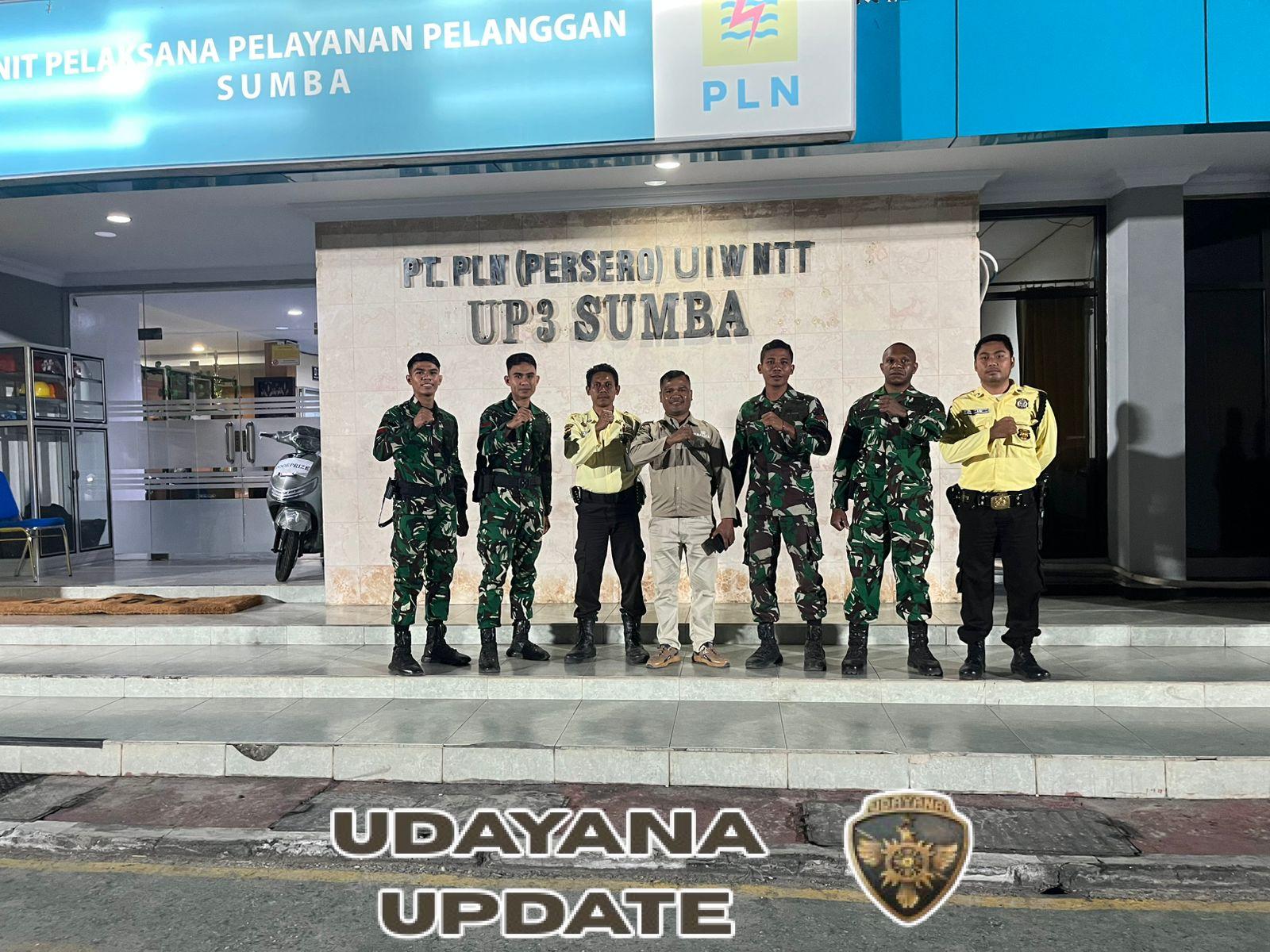 Kodim 1601/Sumba Timur Gelar Patroli Malam Jaga Kamtibmas di Kota Waingapu