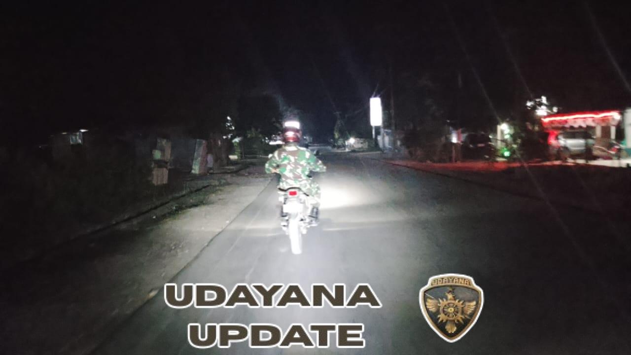 Koramil 1621-05 Panite Gelar Patroli Malam, Jaga Keamanan di Titik Vital