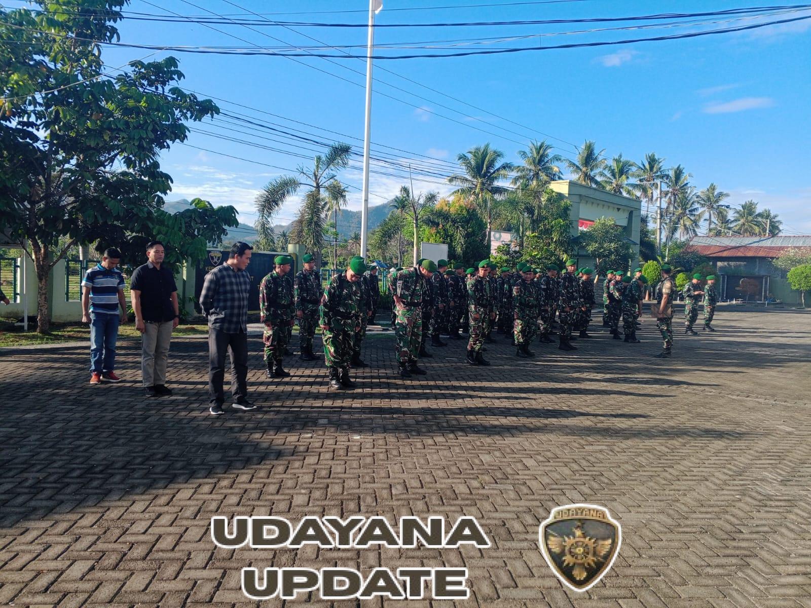 Kodim 1628/Sumbawa Barat Gelar Apel Pagi Gabungan Siaga III Antisipasi Perkembangan Situasi Terkait Demo PPS