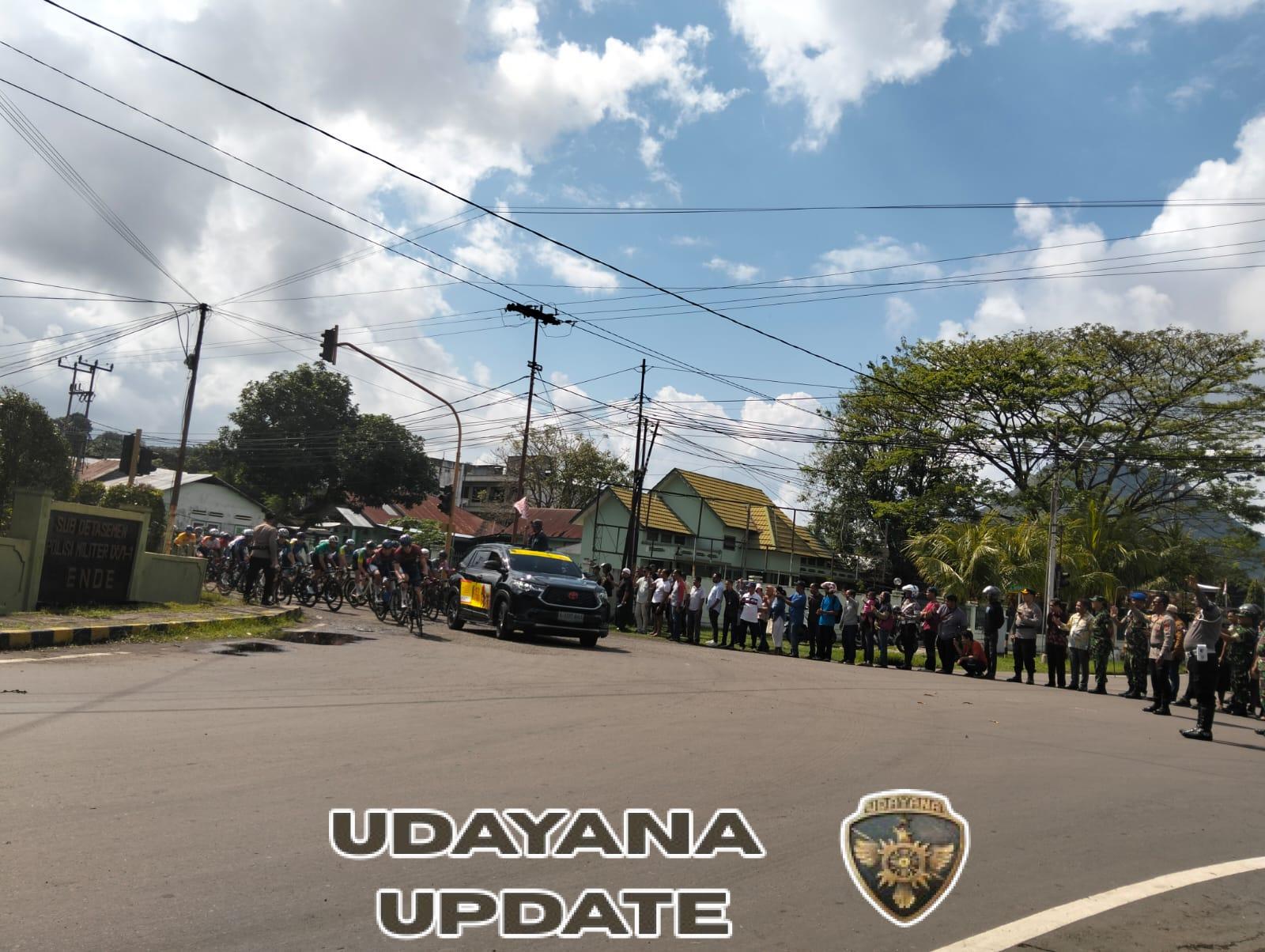 Dandim 1602/Ende Hadiri dan Kawal Langsung Pelepasan Etape 8 Tour de Entete 2025