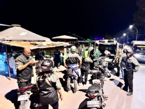 Patroli Mandiri Koramil Kupang Libatkan Komponen Masyarakat Aktif