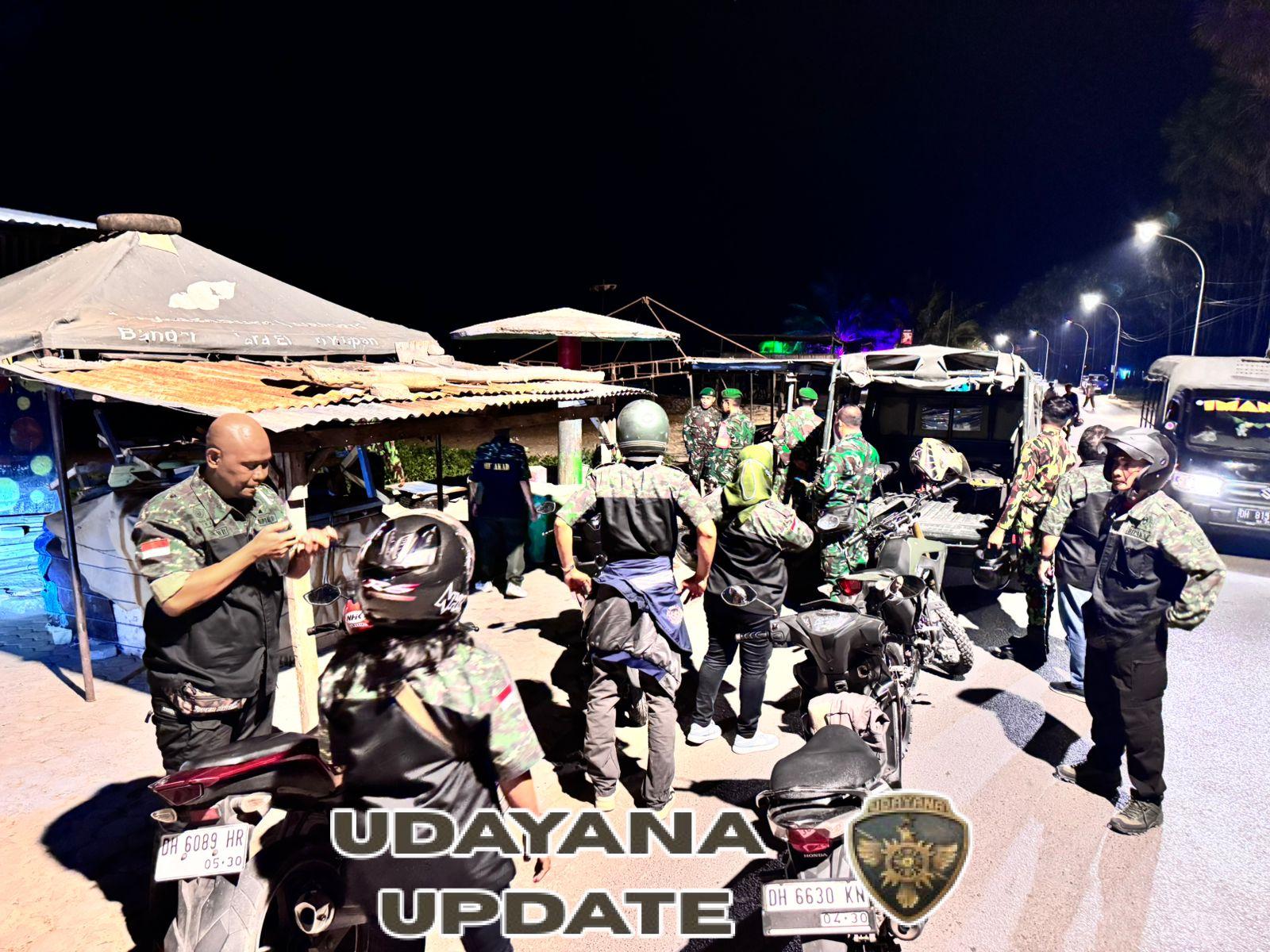 Patroli Mandiri Koramil Kupang Libatkan Komponen Masyarakat Aktif