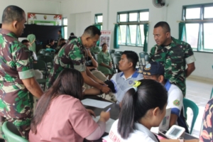 HUT TNI ke-80, Kodim Gianyar Gandeng Polri, Pemda, dan Komunitas Gelar Donor Darah