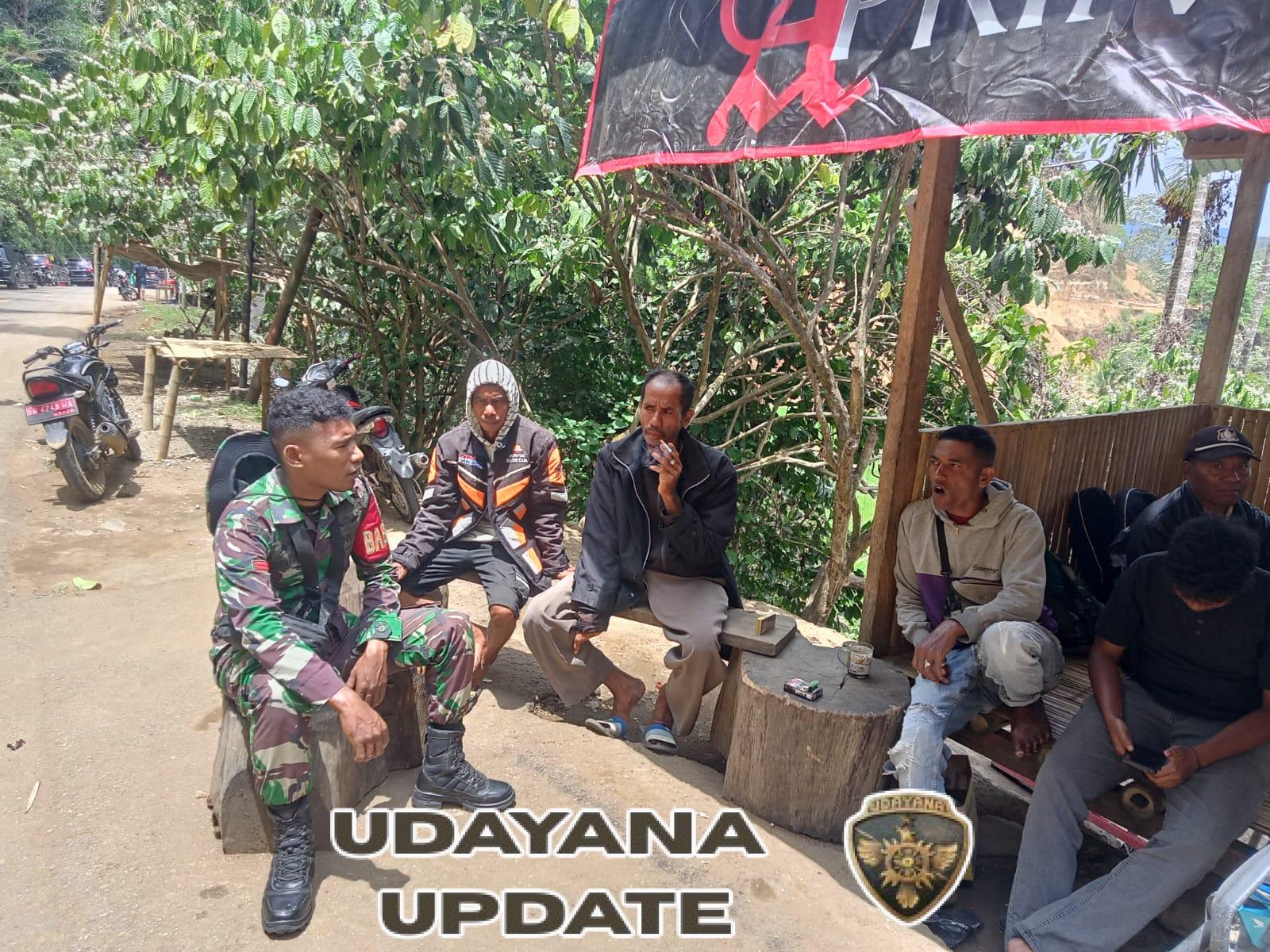 Babinsa Koramil 1602-03/Detusoko Aktif Laksanakan Komsos dan Pamwil di Desa Turunalu