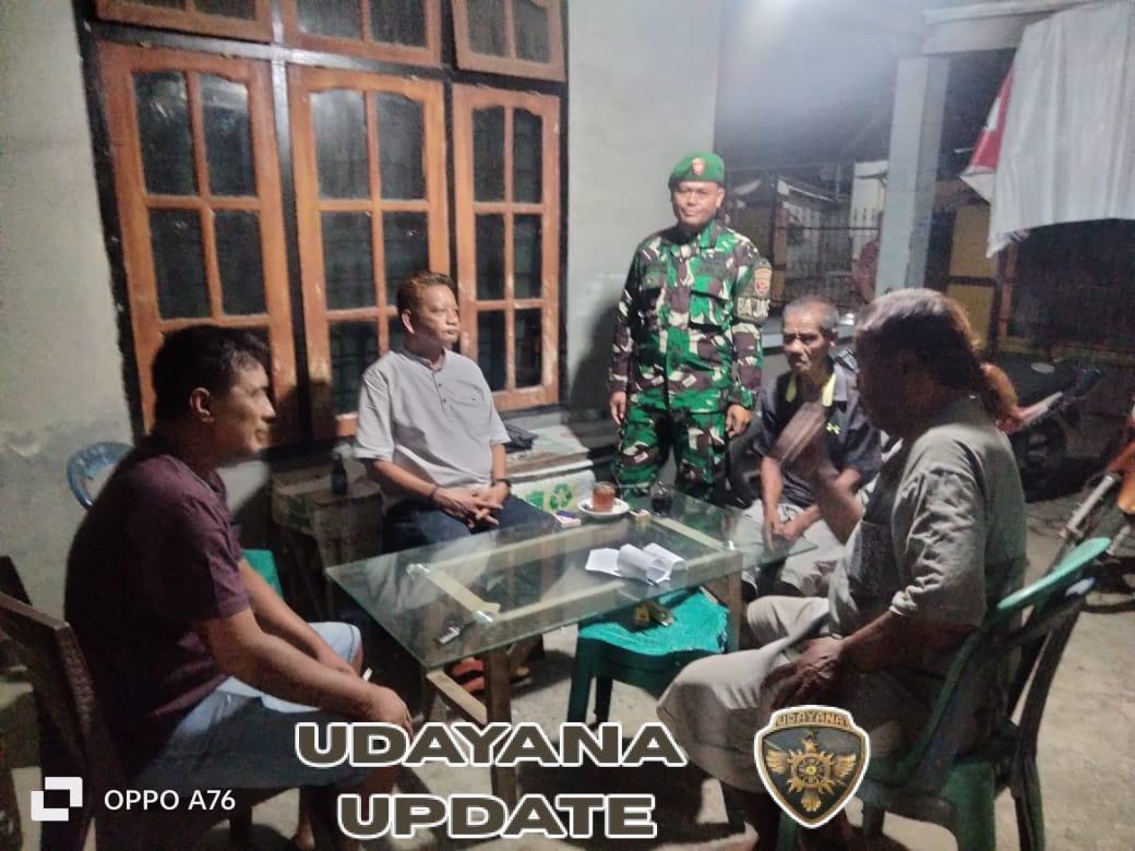 Babinsa Koramil 1628-01/Taliwang Gelar Patroli Malam di Seputaran Tiangnam Kota Taliwang