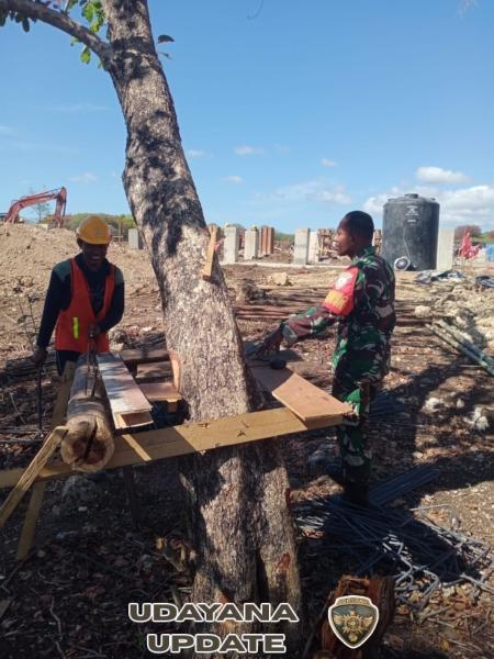 TNI Kawal Pembangunan Kawasan Sentra Industri Garam Nasional di Rote Ndao