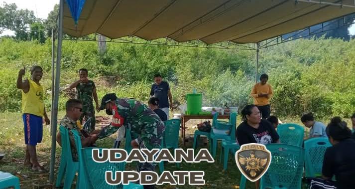 Babinsa Sertu David Bullen Bantu Warga Tuabolok Siapkan Acara Ulang Tahun