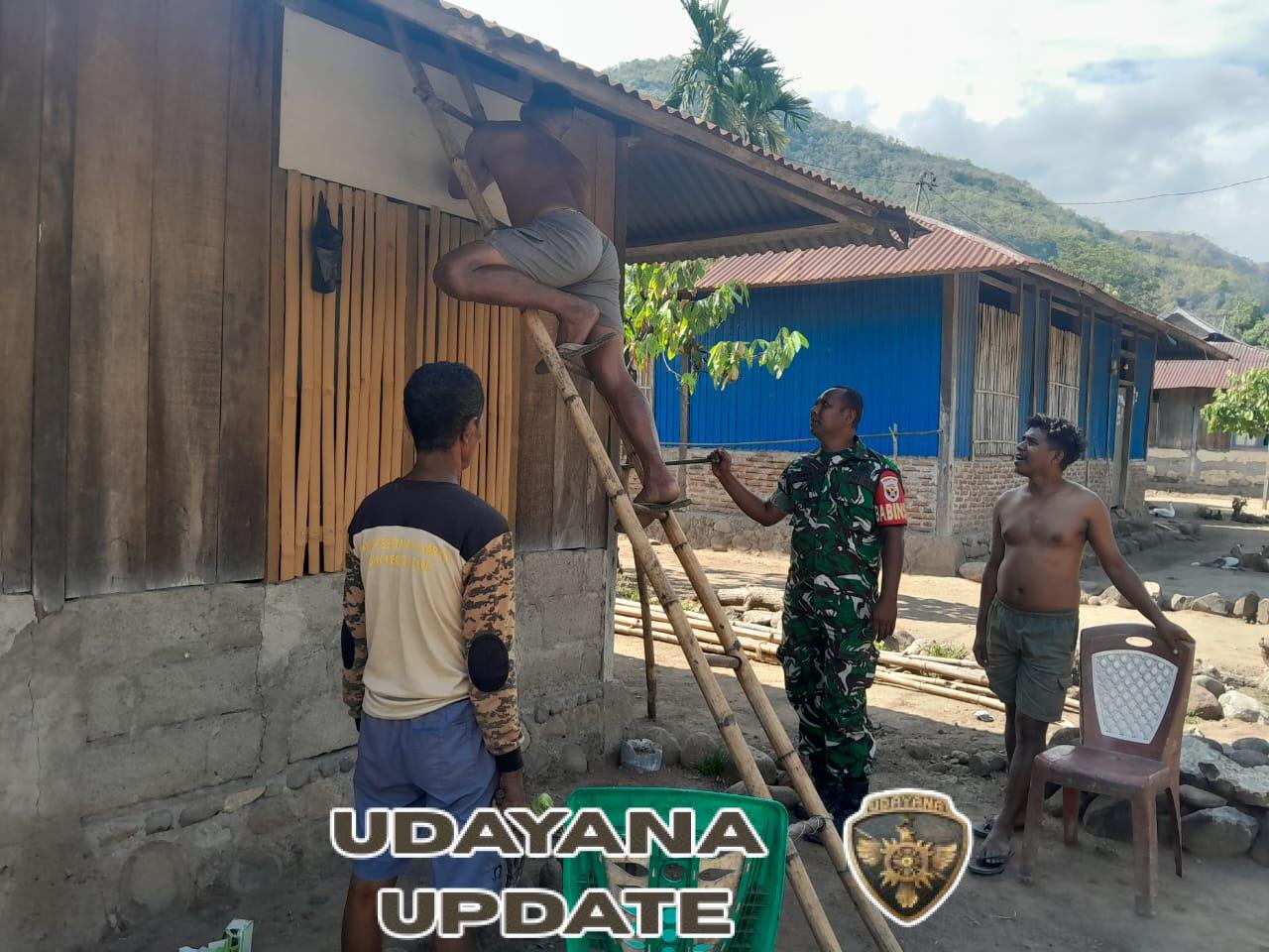 Babinsa Koramil 1602-04/Maurole Perkuat Sinergi dengan Masyarakat Desa Rangalaka melalui Komsos dan Pamwil