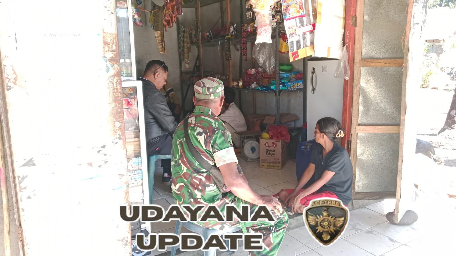 Babinsa Koramil Maurole Tingkatkan Kamtibmas dan Kesehatan di Desa Neotonda