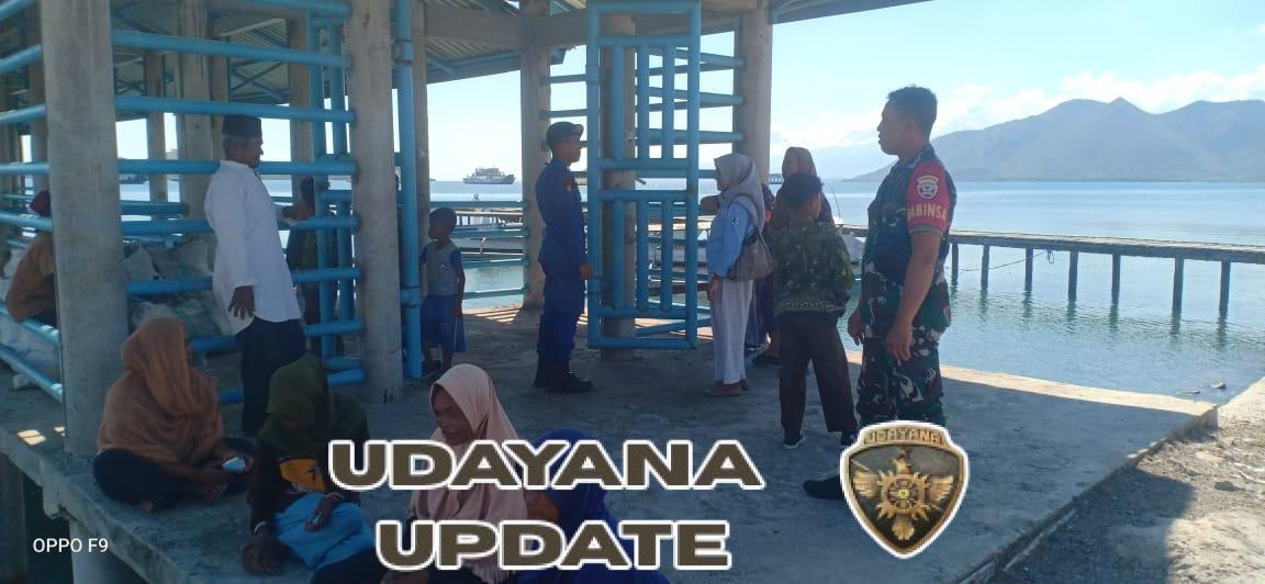 Babinsa Poto Tano Gelar Komsos, Ajak Warga Jaga Kamtibmas.