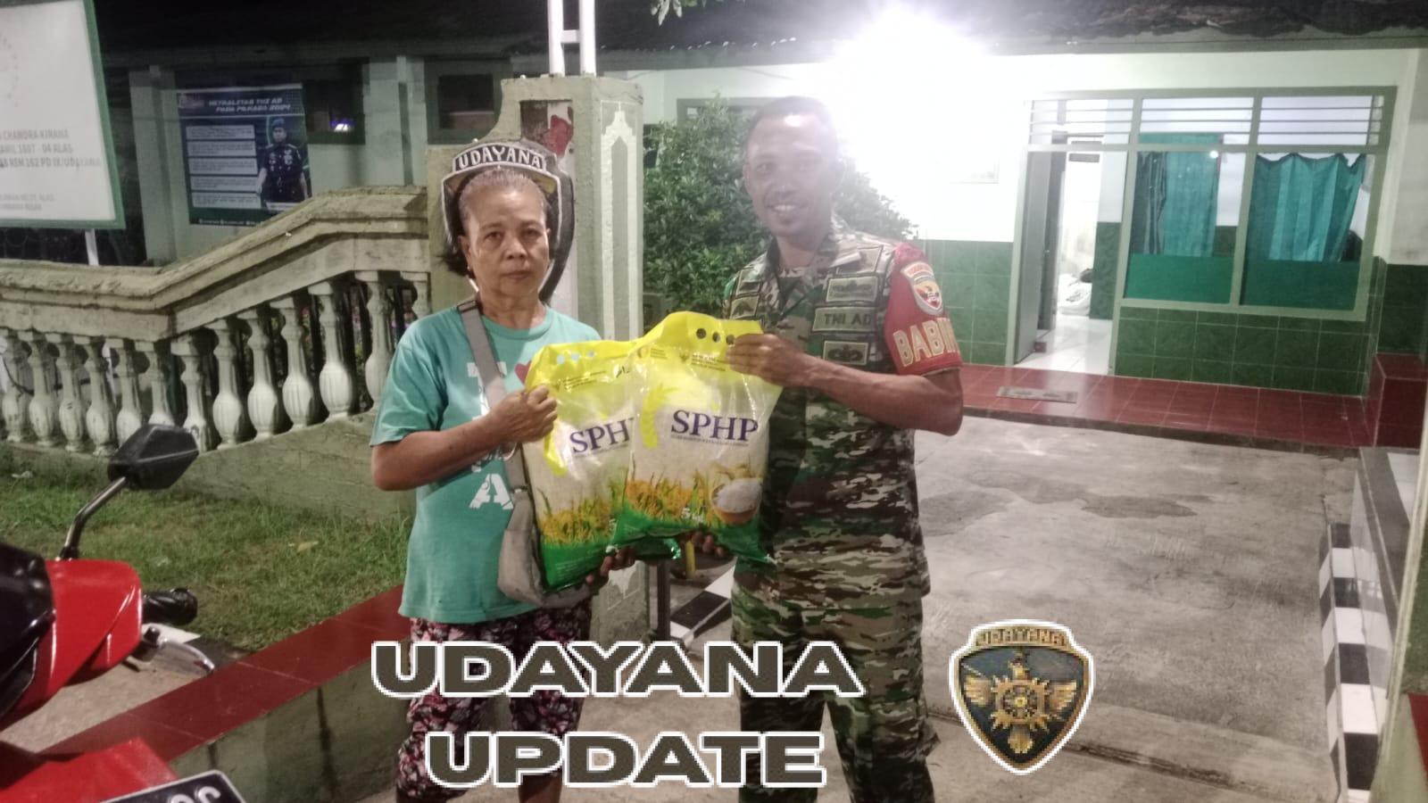 Koramil 1607-04/Alas Gelar Gerakan Pangan Murah, Bantu Warga Dapatkan Beras Terjangkau