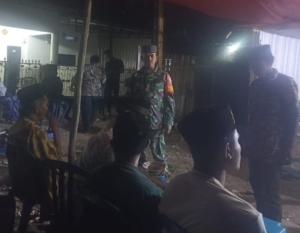 Ronda Malam Babinsa di Kecamatan Monta Cegah Kriminalitas dan Pengaruh Negatif