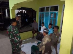 Sinergi TNI, Aparat Desa, dan Tokoh Masyarakat Jaga Keamanan Donggo