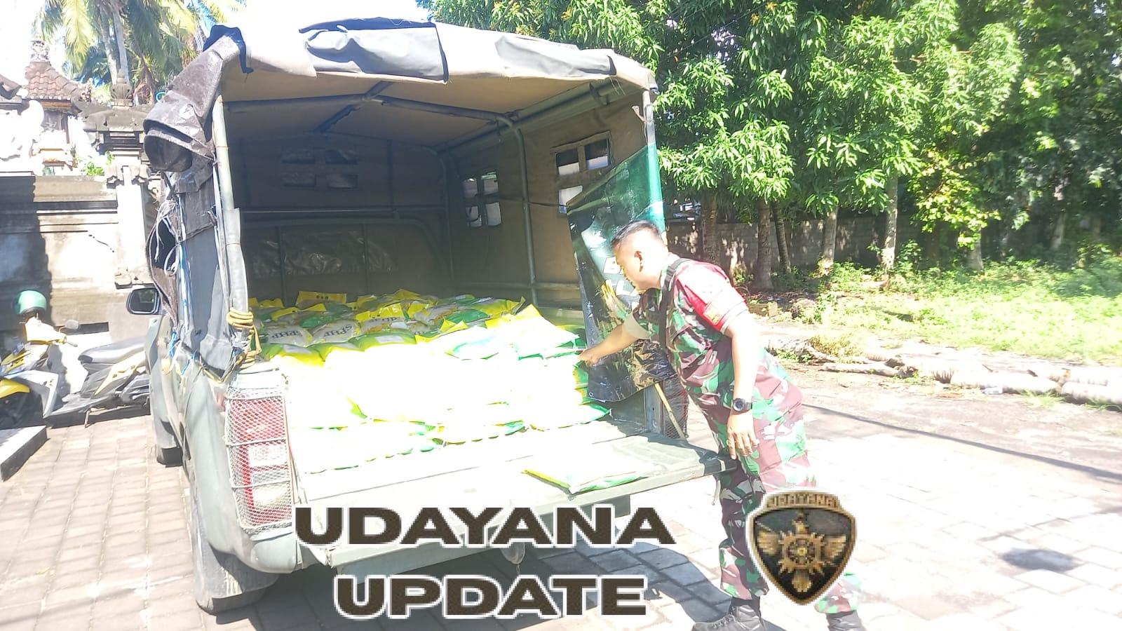 Jelang HUT TNI ke-80, Koramil jajaran Kodim 1623/Karangasem gelar penjualan beras SPHP.