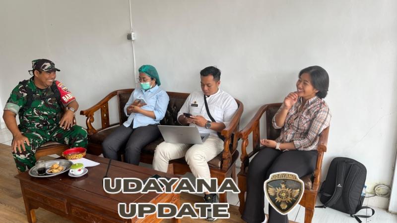 Babinsa Landih Jalin Komsos di SPPG Mitra Alota Agung, Ajak Warga Dukung Program Pembangunan